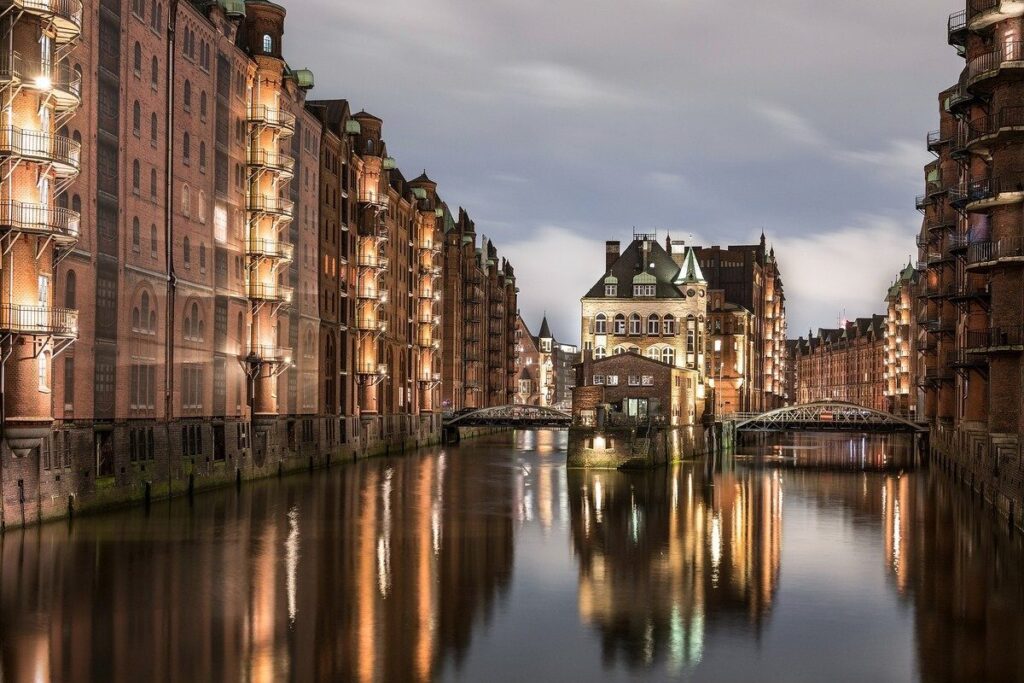 architecture, hanseatic city, cityscape